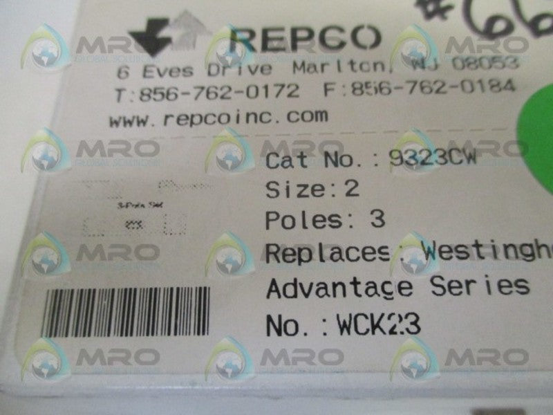 REPCO 9323CW CONTACT KIT SIZE 2 NSMP