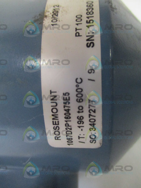 ROSEMOUNT 1067D2P160475E5 TEMPERATURE TRANSMITTER -196/600 C 1"  NSNP