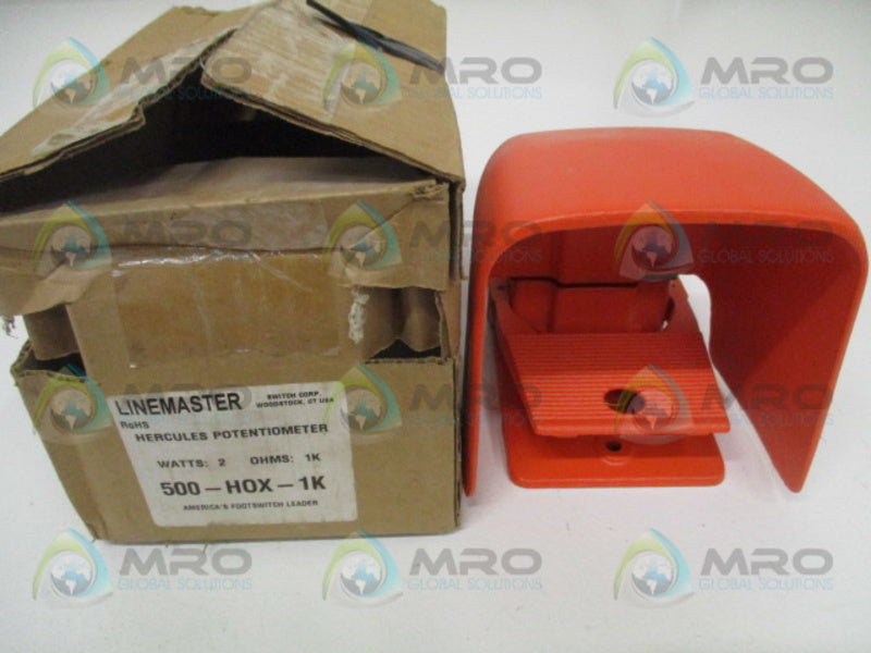 LINEMASTER HERCULES 500-HOX-1K FOOT CONTROL 2W 1K OHMS NSMP
