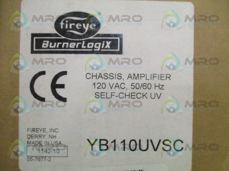 FIREYE YB110UVSC AMPLIFIER CHASSIS 120VAC  NSMP