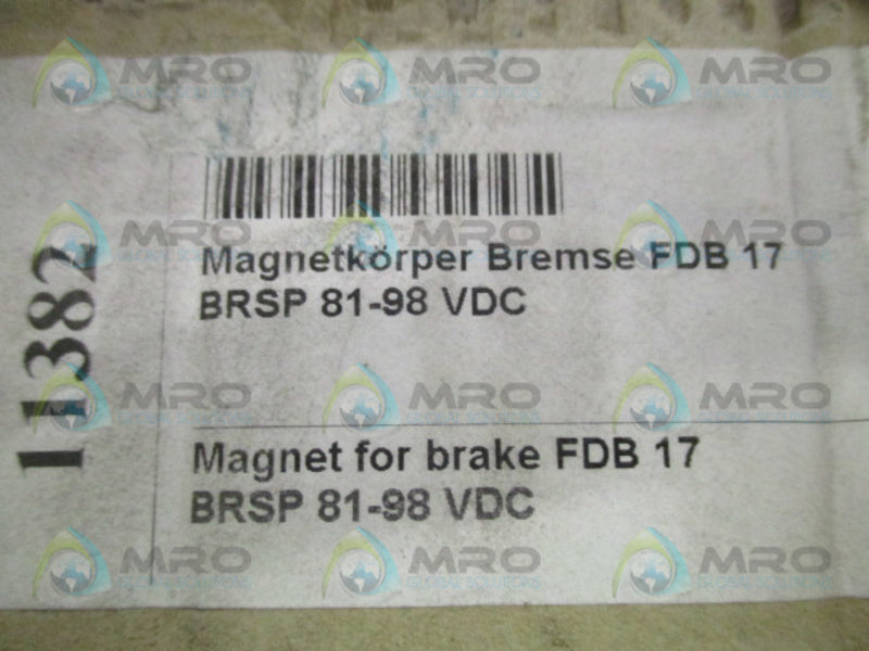 PRECIMA MAGNETTECHNIK FDB17-BRSP-81-98VDC MAGNET FOR BRAKE UNMP