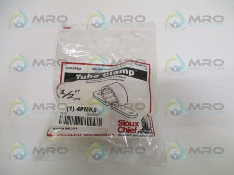 SIOUX CHIEF 559-2PK2 TUBE CLAMP 1/2" (PKG OF 5) NSMP