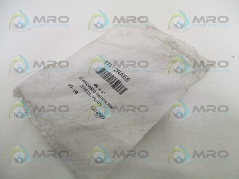 GRAINGER 2RAE5 STANDARD TAPER PIN 6" NSMP