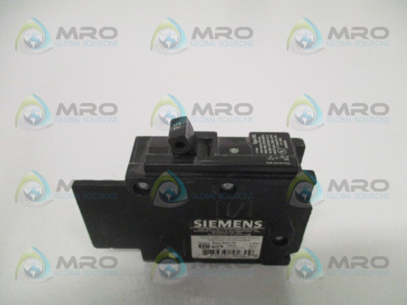 SIEMENS BQ1B015 CIRCUIT BREAKER 15A  UNMP