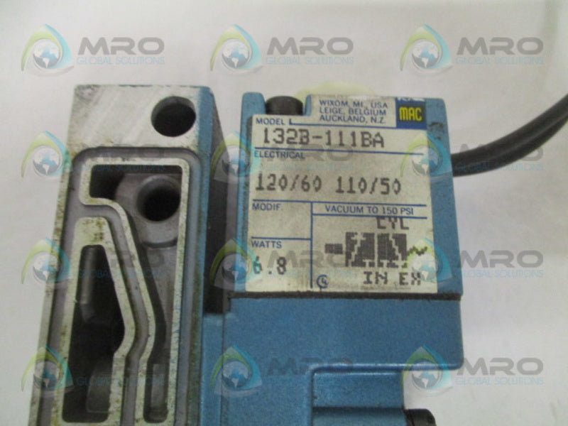 MAC 132B-111BA SOLENOID VALVE  UNMP