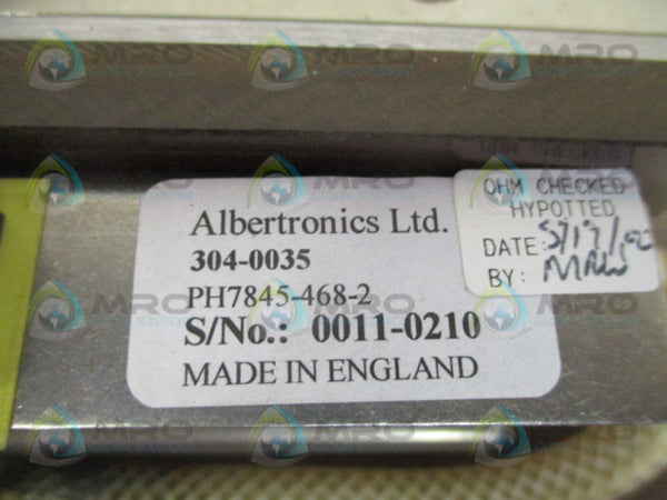 ALBERTRONICS PH7845-468-2 304-0035 RECITIFIER STACK ASSEMBLY  NSNP
