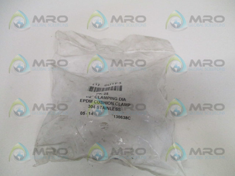 GRAINGER 2UTF3 COL0809SS CABLE CLAMP 1/2" (PKG OF 25) NSMP