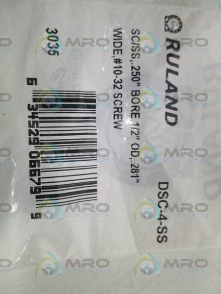 RULAND DSC-4-SS SHAFT COLLAR .250" NSMP