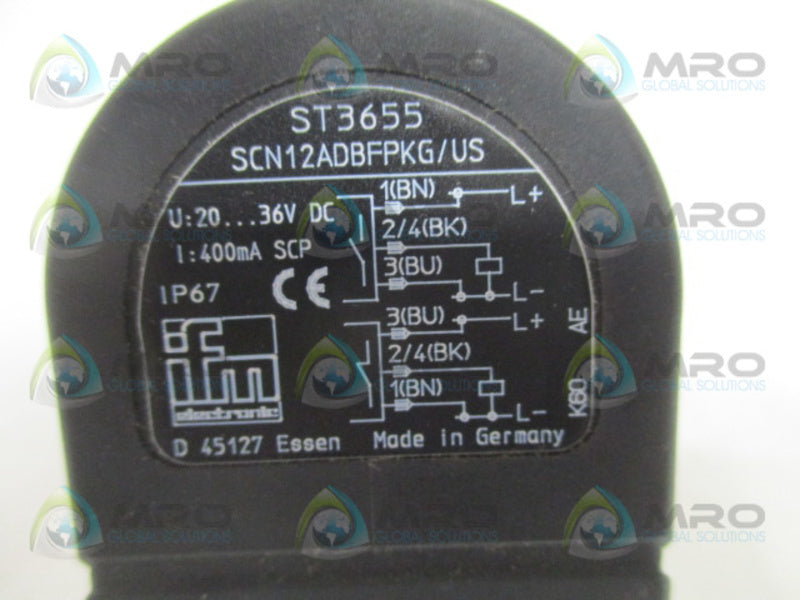 IFM EFECTOR ST3655 FLOW MONITOR NSMP