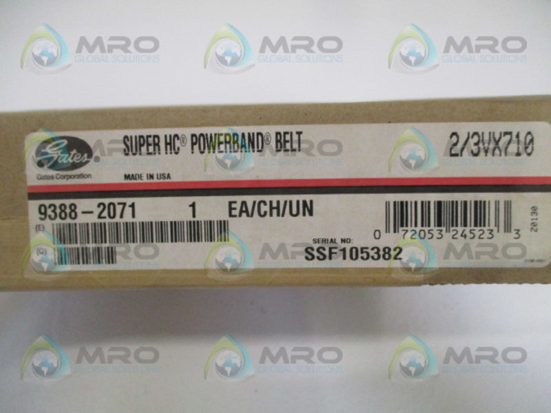 GATES 9388-2071 2/3VX710 POWERBAND BELT NSFS