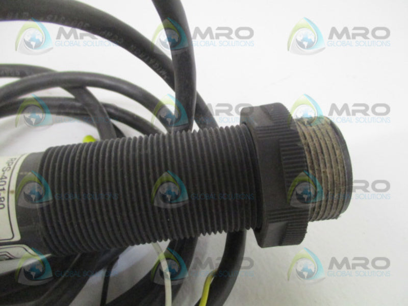 MIGATRON RPS-401-80 ULTRASONIC SENSOR UNMP