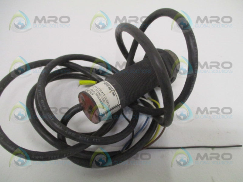 MIGATRON RPS-401-80 ULTRASONIC SENSOR UNMP