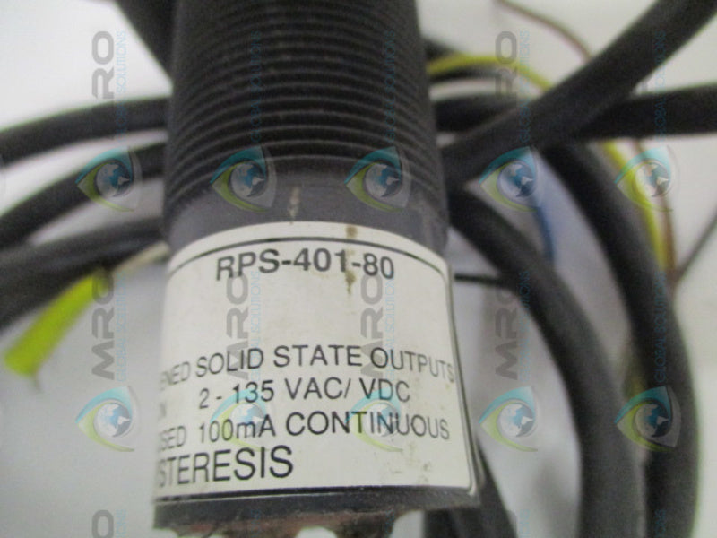 MIGATRON RPS-401-80 ULTRASONIC SENSOR UNMP