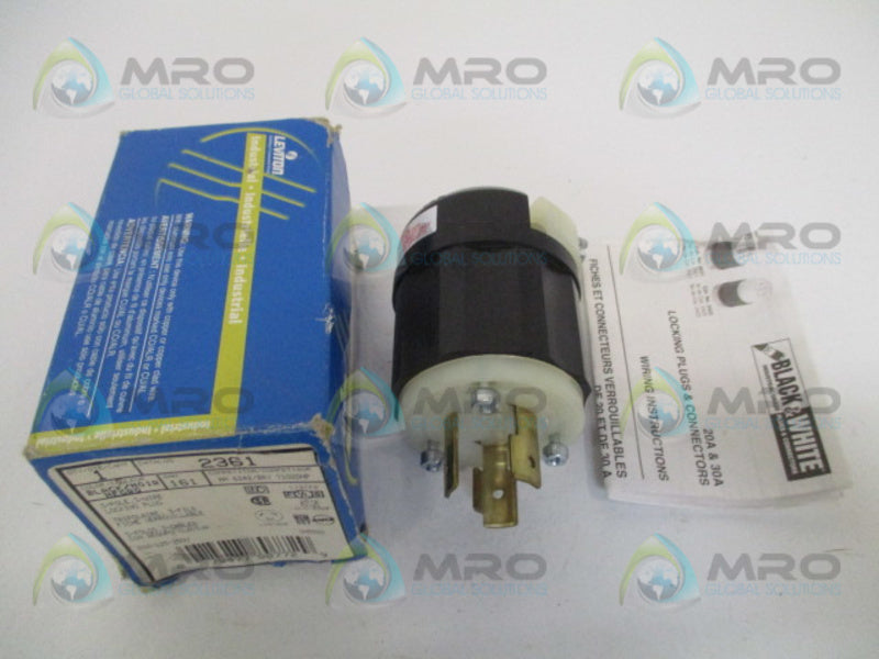 LEVITON 2361 LOCKING PLUG NSMP