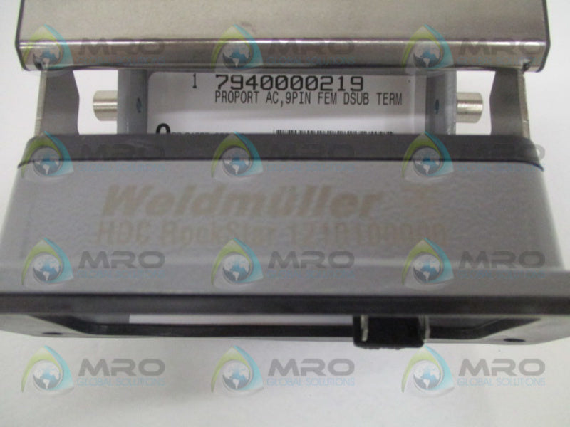 WEIDMULLER 7940000219 PROPORT AC FEMALE DSUB TERMINAL NSNP