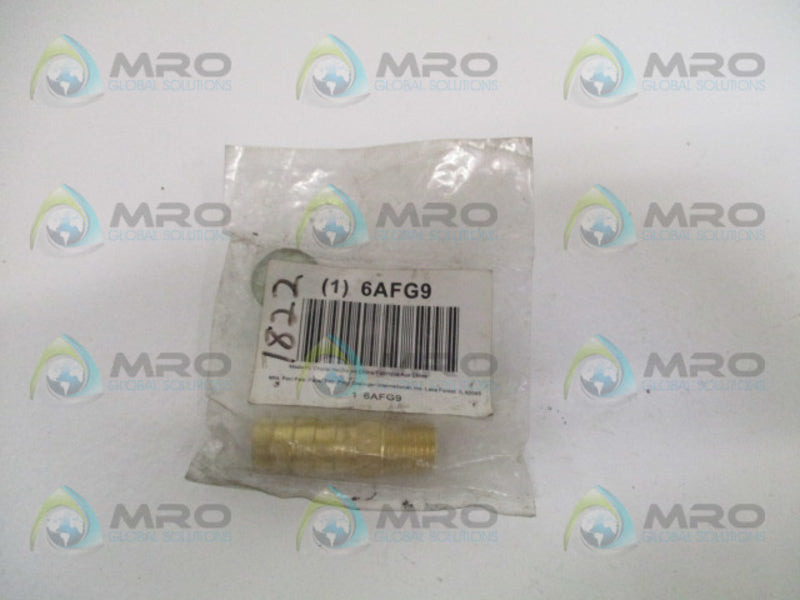GRAINGER 6AFG9 HOSE BARD FITTING 1/4" NSMP
