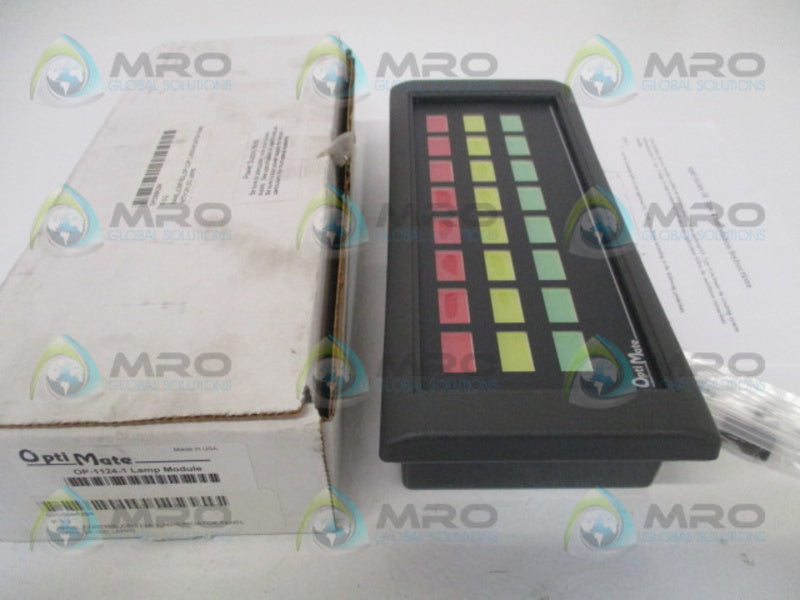 OPTI MATE OP-1124-1 LAMP PANEL NSMP