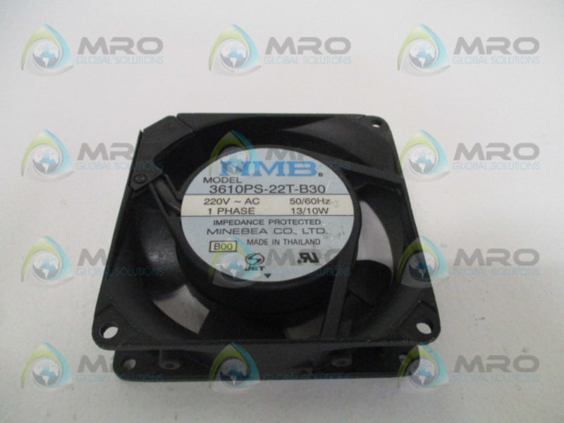 MINEBEA 3610PS-22T-B30 AXIAL FAN (AS PICTURED) NSNP