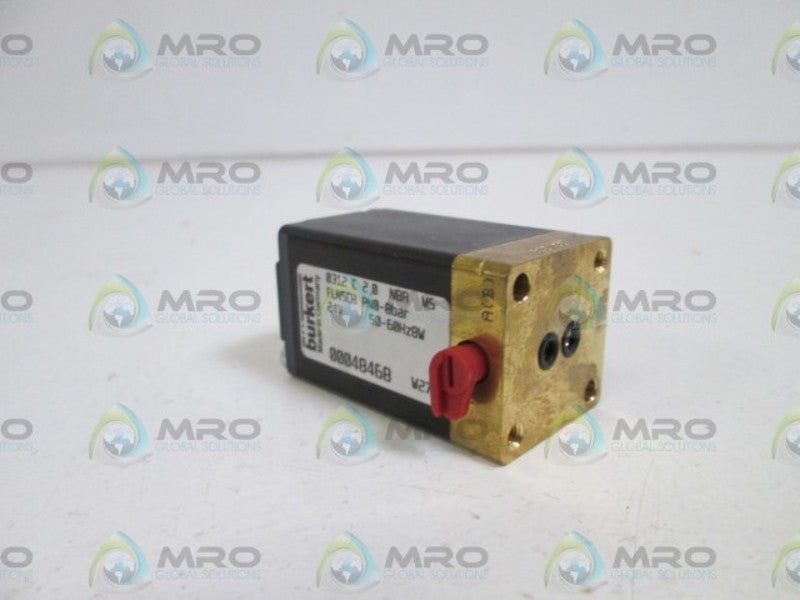 BURKERT VALVE COIL 00048468 (MISSING SCREWS)  NSNP