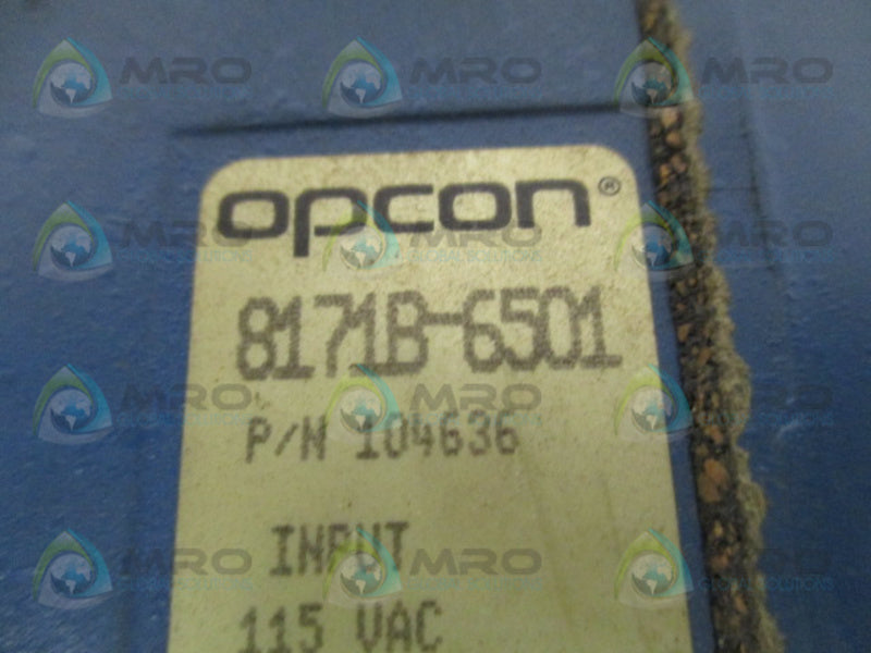 OPCON 8171B-6501 104636 UNMP