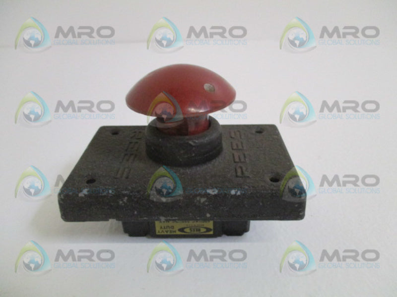 REED 2951-00258 RED PUSHBUTTON SWITCH UNMP