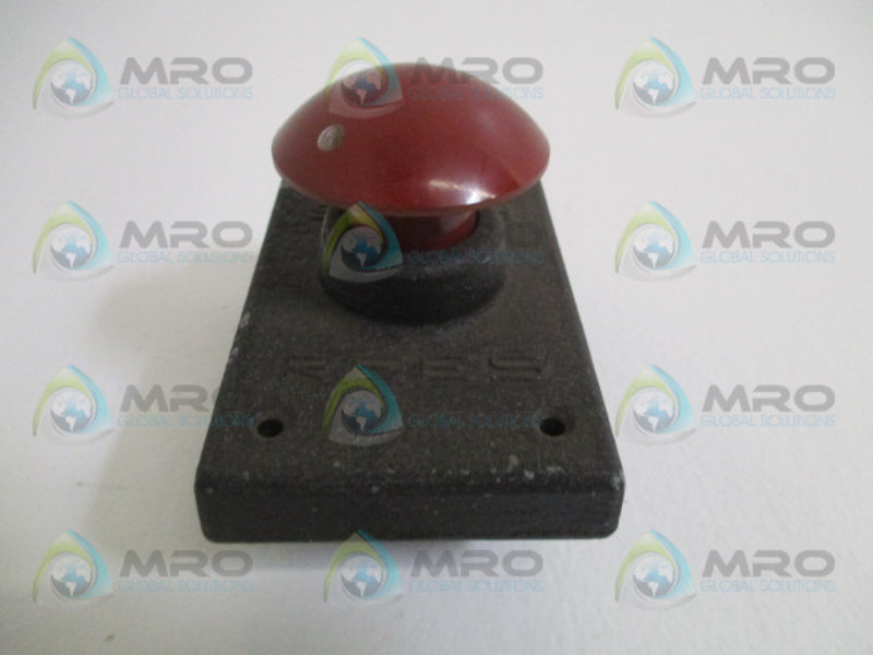 REED 2951-00258 RED PUSHBUTTON SWITCH UNMP