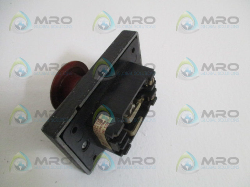 REED 2951-00258 RED PUSHBUTTON SWITCH UNMP