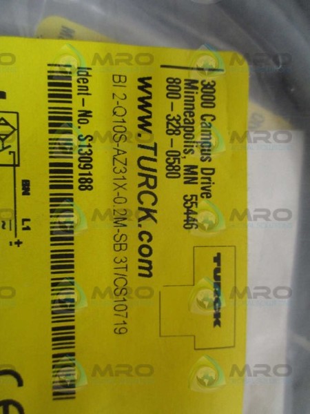 TURCK BI2-Q10S-AZ31X-02.M-SB3T/CS10719 PROXIMITY SENSOR NSMP
