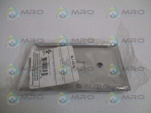 PASS & SEYMOUR SL1-CC15 WALL PLATE ONE GANG NSMP