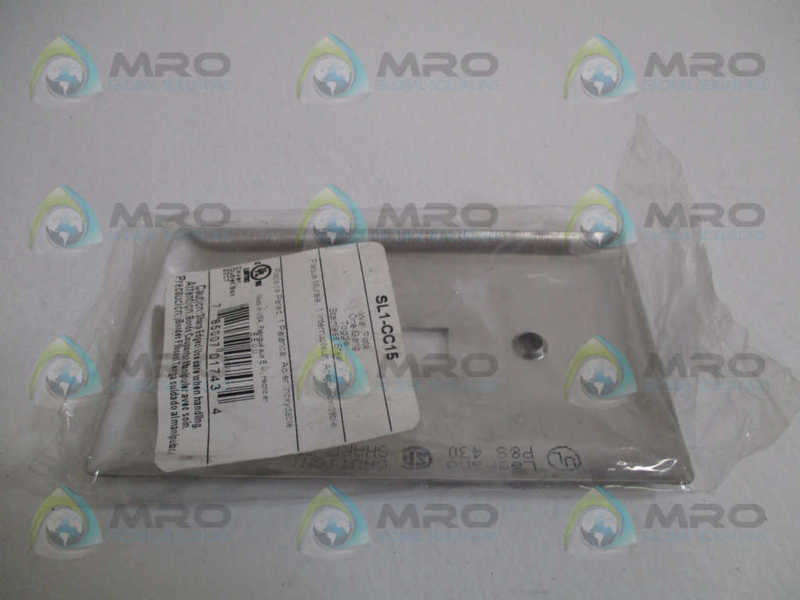 PASS & SEYMOUR SL1-CC15 WALL PLATE ONE GANG NSMP