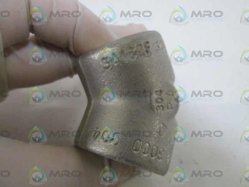 GAMCO ELBOW 1/2" 3000# WOG SA182F304L NSNP