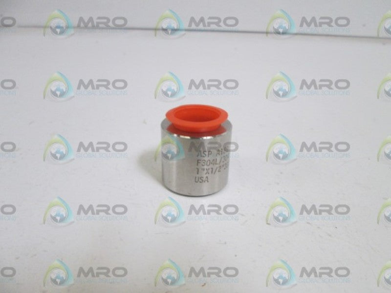 USA COUPLING ASP A182 F304L/304 EWF 1"X1/2" 3000# NSNP