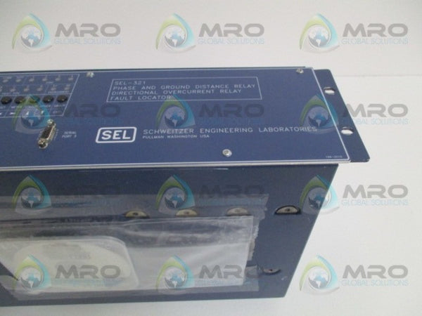 SEL SEL-321 321114256HNB3X4 PHASE & GROUND DISTANCE RELAY UNMP