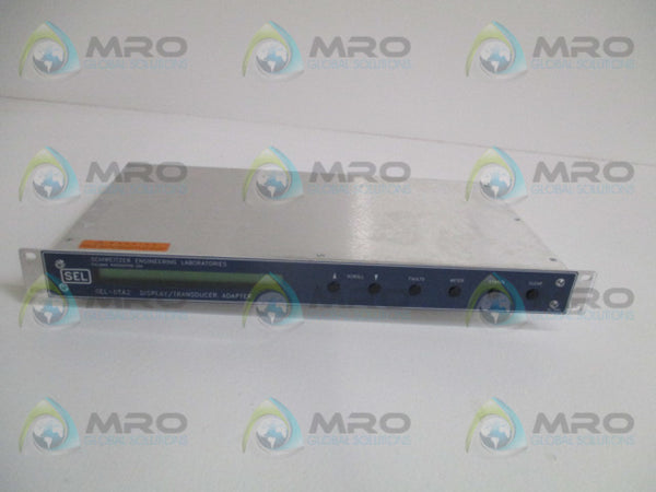 SEL SEL-DTA2 DTA201-4 DISPLAY/TRANSDUCER ADAPTER RELAY (REPAIRED) UNMP