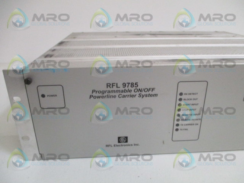 RFL 978512222100A PROGRAMMABLE ON/OFF POWERLINE CARRIER SYSTEM UNMP