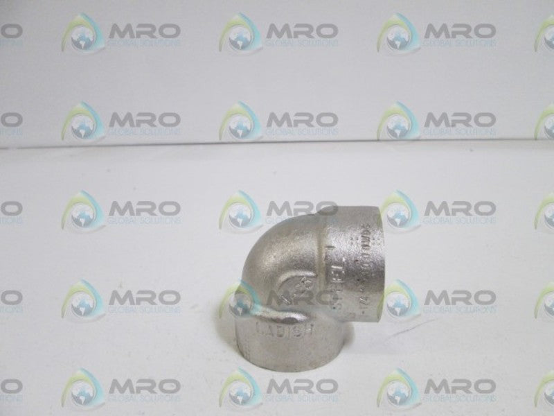 LADISH ELBOW 1-1/4" 3000# WOG A182F304HRH NSNP