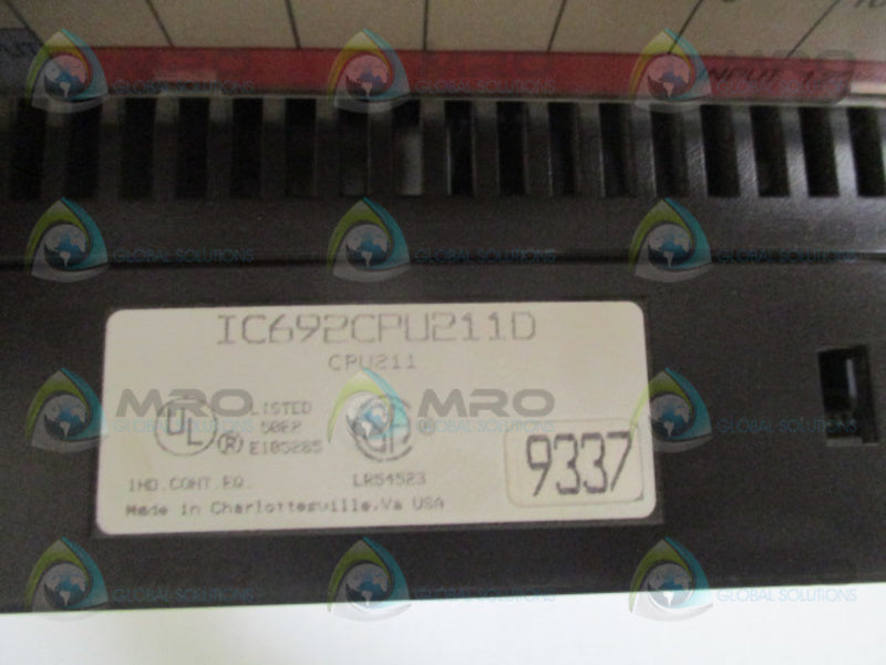 GE FANUC IC692CPU211D PROGRAMMABLE CONTROLLER UNMP