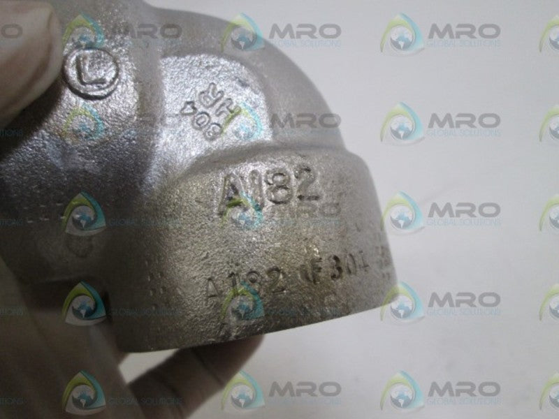 LADISH ELBOW 1-1/4" 3000# WOG A182F304HRH NSNP