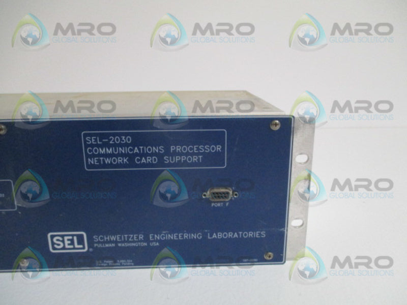 SEL SEL-2030 20300X40XXXXX COMMUNICATIONS PROCESSOR MODULE UNMP