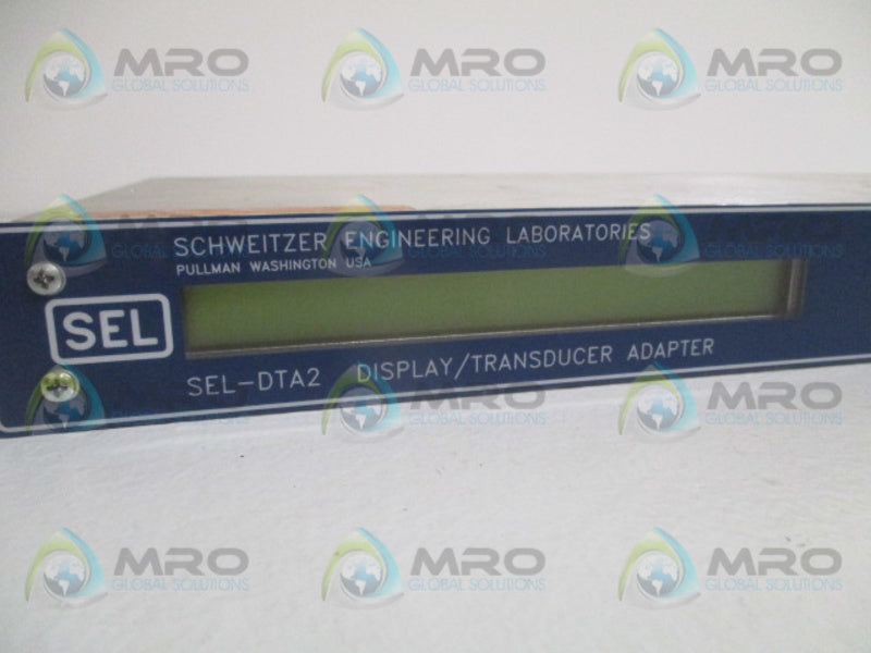 SEL SEL-DTA2 DTA201-4 DISPLAY/TRANSDUCER ADAPTER RELAY  UNMP