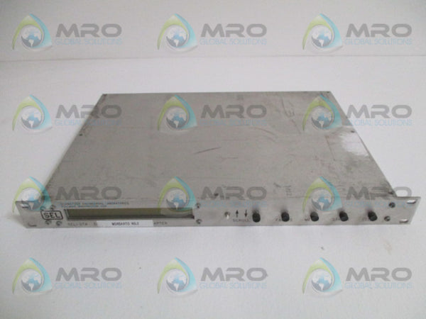 SEL SEL-DTA DTA001-4XXXXHXX DISPLAY TRANSDUCER ADAPTER RELAY UNMP