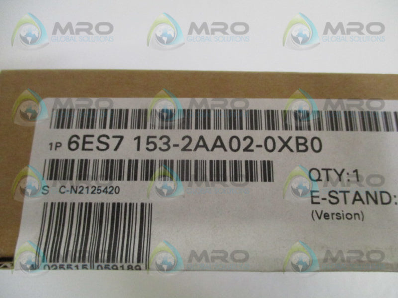 SIEMENS 6ES7153-2AA02-0XB0 NSFS