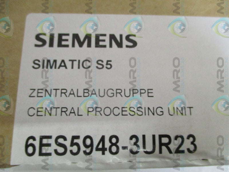SIEMENS SIMATIC S5 6ES5948-3UR23 NSFS