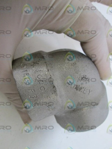 BONNEY  ELBOW 3/4" 6000 WOG F182 A182F316  NSNP