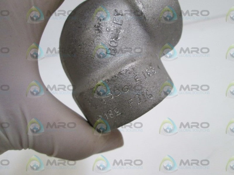 BONNEY  ELBOW 3/4" 6000 WOG F182 A182F316  NSNP