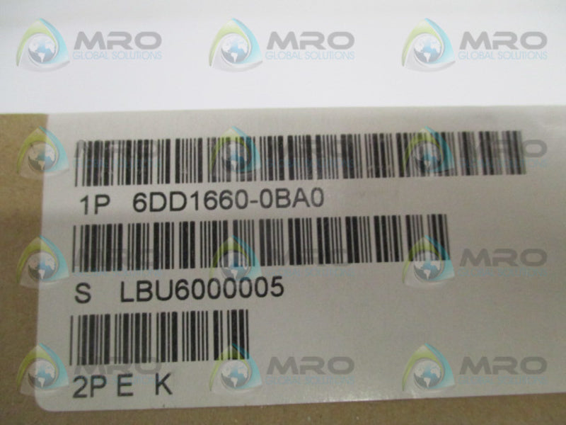 SIEMENS SIMADYN D 6DD1660-0BA0 CS12  NSFS
