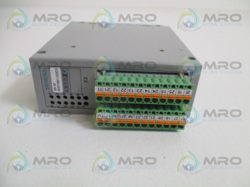 SIEMENS 6DD1681-0DD1 SB30 INTERFACE MODULE NSMP