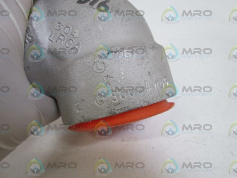LADISH ELBOW 2" 3000# WOG A182F304LRCAH NSNP