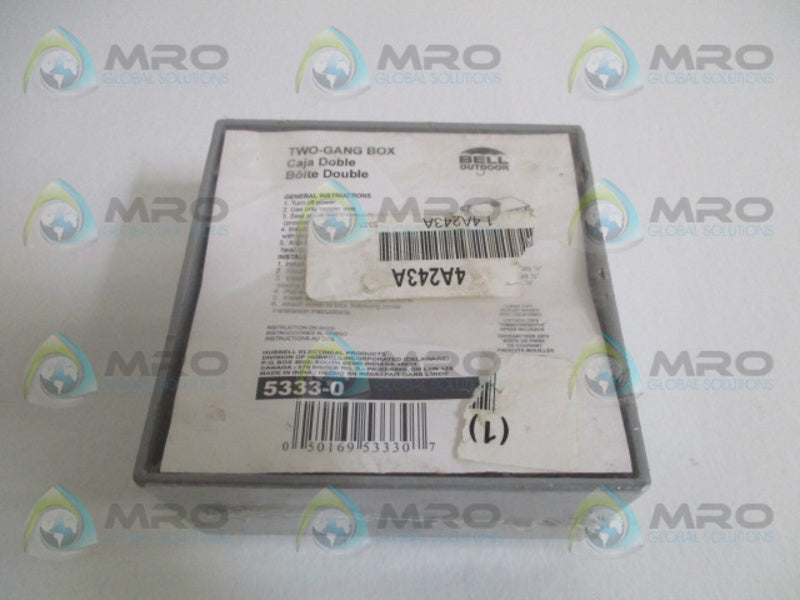 BELL OUTDOOR 5333-0 TWO-GANG BOX  NSMP