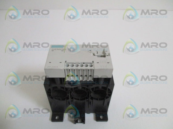 SIEMENS 3UF7113-1AA00-0 OVERLOAD RELAY 20-200A NSNP